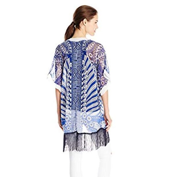 New Theodora & Callum Cobalt Tonga Kimono - K26 - Picture 1 of 2